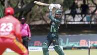 Saim's century helps Pakistan to big win over Zimbabwe