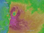 liveCyclone Alfred slows, grim update on nine-hour crossing