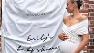 Inside Em Davies LAVISH baby shower for first child