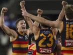 Footy Gods finally smiling on Crows, says coach
