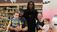 Eagles superstar Nic Nat celebrates IGA store’s renovations