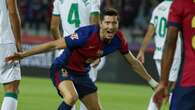 Lewandowski nets again to keep Barcelona perfect