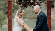Wind steals marriage documents at Araluen wedding
