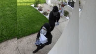Young girl scares away masked men breaking into home