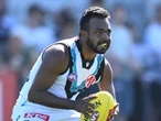 Port's Rioli apologises for message to Bulldogs player