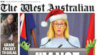 No The West Australian newspaper on Christmas Day