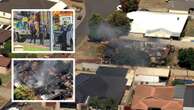 Distressing scenes as child dies after house fire