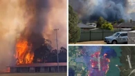 Hospital under threat as emergency fire rages