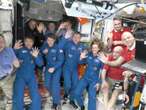 NASA's stuck astronauts welcome newbies