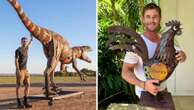 Thor actor Chris Hemsworth gifted sculpture by WA artist