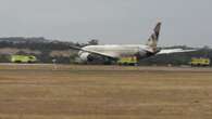 Plane stuck on runway after wheels ‘explode’