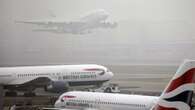 Thick fog disrupts flights on busy UK travel weekend