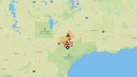 breakingEmergency bushfire warning after lightning strike