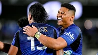 Blues cruise to victory over Drua in Super Rugby finals