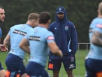 Star forward sits out as Blues train for first time