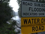 Sustained rain and strong winds threaten coastal towns