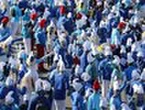 French town breaks world record with gathering of over 3,000 Smurfs