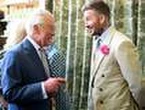 King Charles all smiles with Becks amid growing family feud