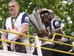 Fans salute Postecoglou on Tottenham trophy parade