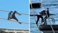 Man arrested after shocking cruise ship stunt