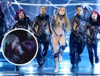 J-Lo shares steamy moment with dancers at AMAs