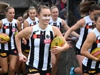 Night and day - Magpies reflect on first AFLW game