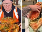 British food vlogger slammed for eating endangered crab