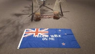 NZ gallery removes controversial flag walking artwork