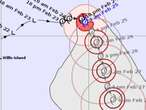 Intensifying cyclone’s path ‘highly uncertain’