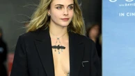 Cara Delevingne exposes underwear at London premiere