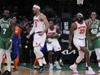 Boston blow another big playoff lead at home to Knicks