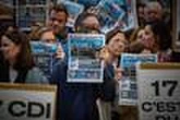 « Le Parisien » en grève contre un éventuel projet de vente du quotidien au groupe Bolloré