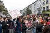 En Belgique, une manifestation massive à Bruxelles contre les coupes budgétaires du nouveau gouvernement fédéral