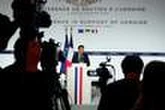 Emmanuel Macron affirme que l’envoi de troupes occidentales à l’avenir ne peut « être exclu », mais souligne l’absence de consensus