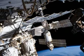 Astronauts take shelter on the International Space Station because of air leaks