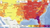 Tampa Breaks Heat Record as Heat Dome Bakes Eastern U.S.