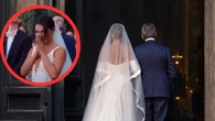 W ten sposób poszła do ołtarza ze zmarłym tatą. Nagranie wzrusza do łez