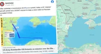 Amerykański samolot nad Morzem Czarnym. Miał obserwować działania Rosji na Krymie