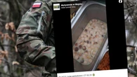 Co jedzą żołnierze w wojsku? Pokazał zdjęcie "zupy parówkowej" i się zaczęło. "Wygląda jak pomyje"