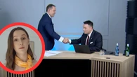 Wpadka na spotkaniu Nawrockiego i Mentzena. "Niektórym nawet dobre maniery nie pomogą"