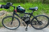 18-latek przerobił rower na motorower. Źle to się dla niego skończyło