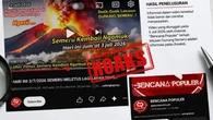 Beredar Video Hoaks Erupsi Gunung Semeru