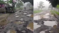 Kumpulan Potret Jalan Rusak di Lampung, Warganet: Cocok untuk Orang yang Suka Tantangan