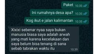6 Chat Penerima Barang Iseng ke Kurir Ini Bikin Geregetan