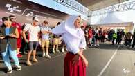 Azizah MRDS Tampil di Parade MotoGP Lombok, Tampil di Depan Marc Marquez Hingga Jorge Mart...