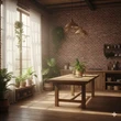 8 Model Dapur Rustic Tropis dengan Pencahayaan Alami dan Dinding Bata Merah