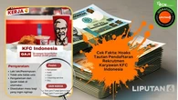 Cek Fakta: Hoaks Tautan Pendaftaran untuk Menjadi Karyawan KFC Indonesia