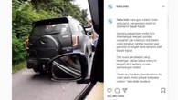 Nekat Pakai Strobo, Pengemudi Mobil Ini Kena Omel Pengendara Lain