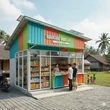7 Desain Warung Sembako dari Baja Ringan, Cocok untuk Usaha Rumahan Modern