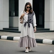 Rok Rampel Cocok dengan Baju Apa? Ini 6 Contoh Padu Padannya